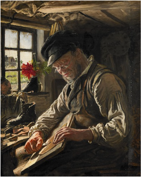 Shoemaker, 1887 - Peder Severin Kroyer