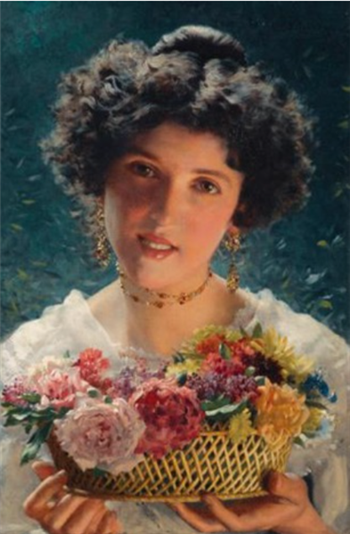 The bouquet, 1903 - Wladyslaw Czachorski