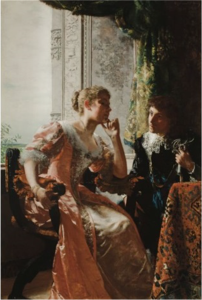 Flirtation, 1889 - Wladyslaw Czachorski