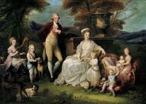 Ferdinand IV of Naples and his family - Angelica Kauffmann