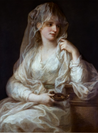 Portrait of a Woman as a Vestal Virgin, c.1787 - Ангелика Кауфман