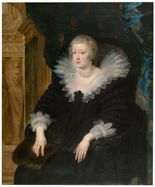 Anne of Austria, Queen of France, c.1622 - Питер Пауль Рубенс
