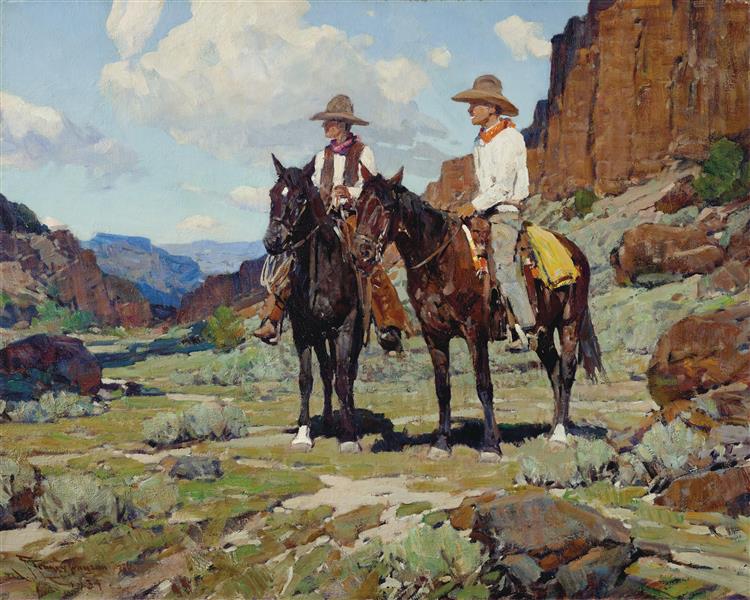 Wyoming Cattlemen, 1934 - Frank Tenney Johnson