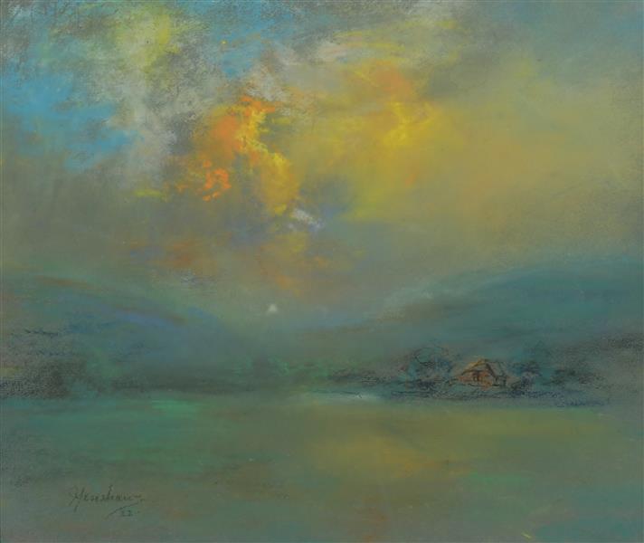Sunset over the Hills, 1922 - Glenn Cooper Henshaw