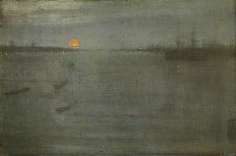 Nocturne: Blue and Gold – Southampton Water, 1872 - James McNeill Whistler