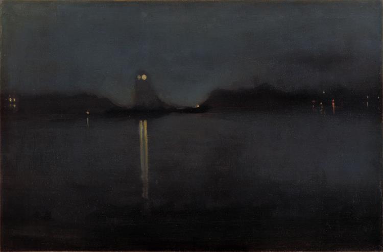 Nocturne, c.1870 - 1877 - Джеймс Эббот Макнил Уистлер