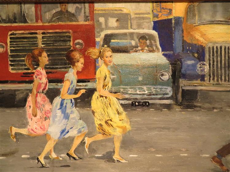 Бегом через улицу, 1963 - Youri Pimenov