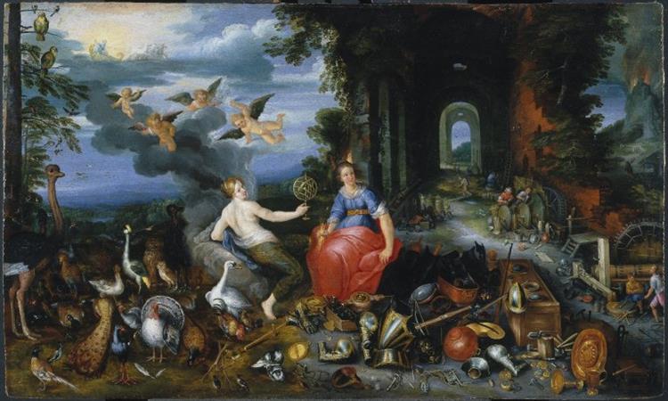 Allegory of Air and Fire - Jan Brueghel the Younger