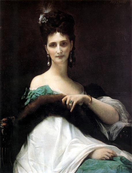 The Countess of Keller, 1873 - Александр Кабанель