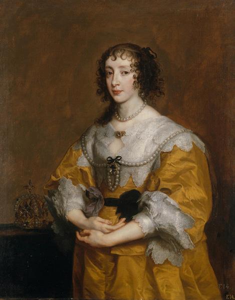 Queen Henrietta Maria, 1635 - Anthony van Dyck