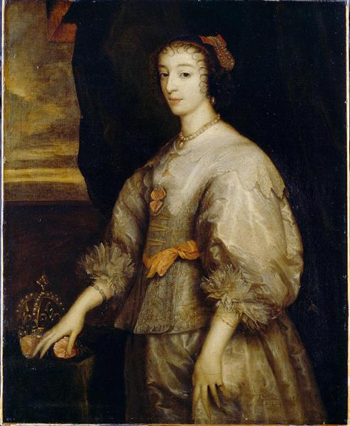 Queen Henrietta Maria - Anton van Dyck