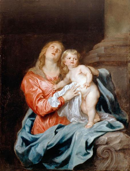 The Madonna and Child - Anton van Dyck