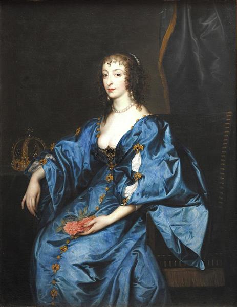 Queen Henrietta Maria Of England - Anton van Dyck