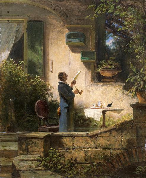 The Reading - Carl Spitzweg