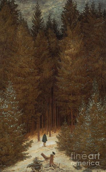 Hunter in the Forest - Caspar David Friedrich