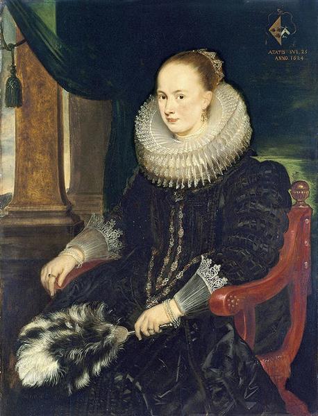 Portrait of Antonia Canis - Корнеліс де Вос