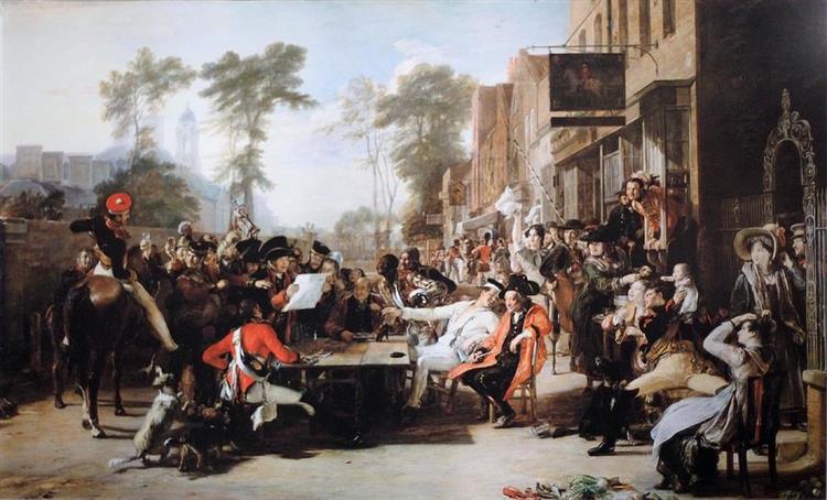 The Chelsea Pensioners Reading the Waterloo Dispatch, 1822 - Дейвид Уилки