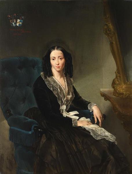 Female portrait - Domenico Induno