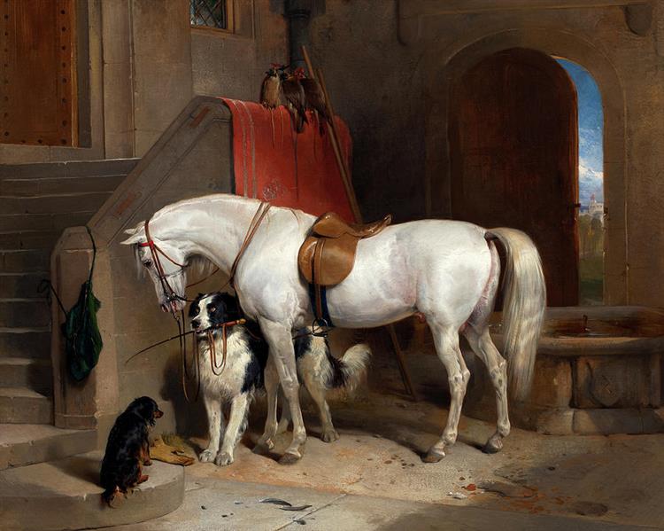 Favourites the Property of Hrh Prince George of Cambridge, 1835 - Edwin Henry Landseer