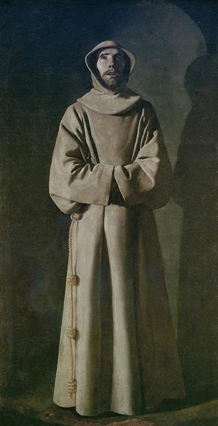 Saint Francis - Francisco de Zurbarán