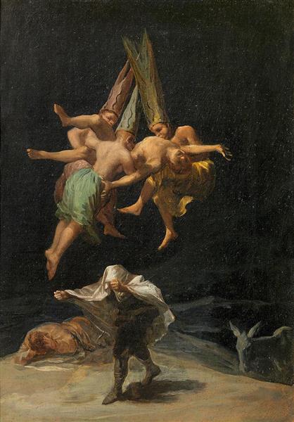 Witches in the Air, 1797 - 1798 - Francisco Goya