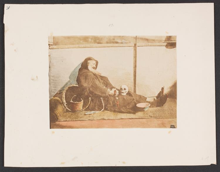 Sleeping monk, 1848 - 1852 - Giacomo Caneva