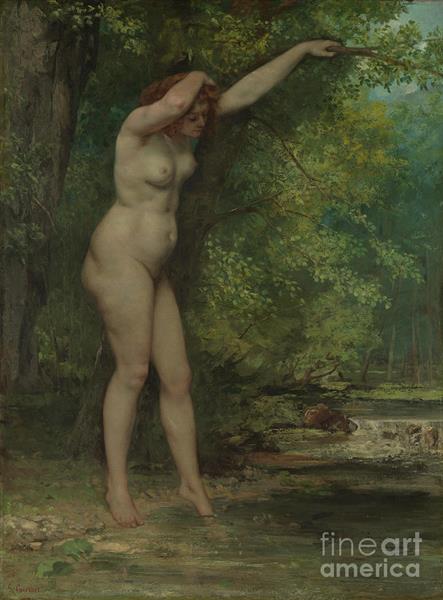 The Young Bather, 1866 - Gustave Courbet