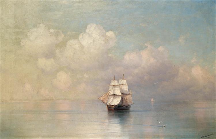 Calm Seas - Ivan Konstantinovich Aivazovskii