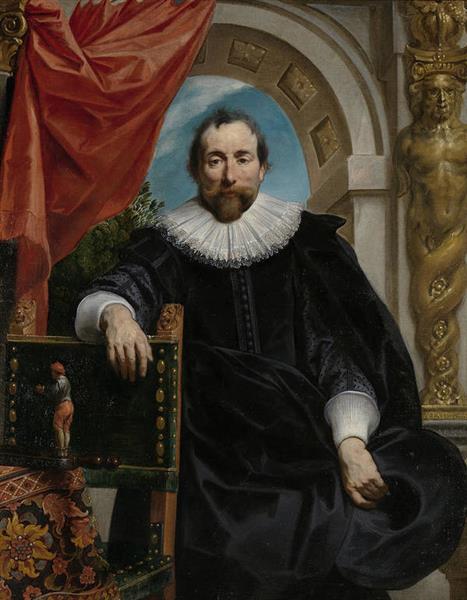Portrait of Rogier Le Witer - Jacob Jordaens