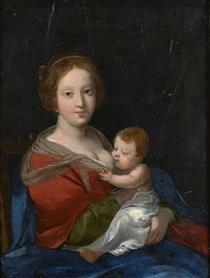 The Virgin and Child - Jacques Stella