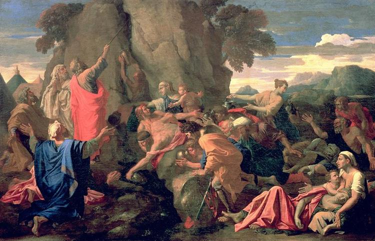 Moses Striking Water from the Rock, 1649 - Nicolas Poussin