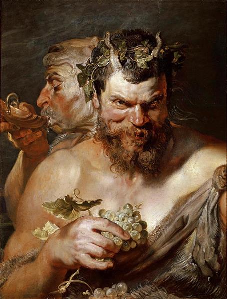 Two Satyrs, 1618 - 1619 - Peter Paul Rubens