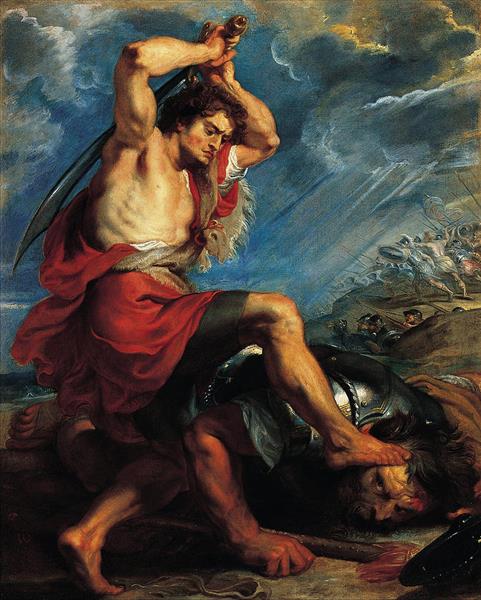 David Slaying Goliath - Peter Paul Rubens