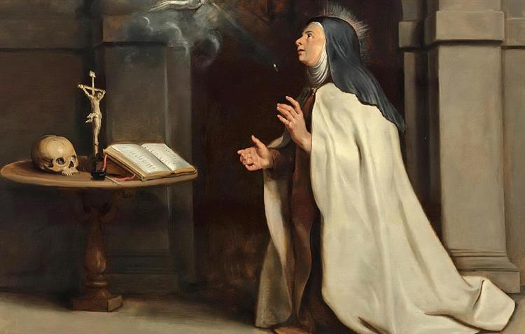 Saint Teresa of Avila's Vision of the Holy Spirit - Peter Paul Rubens