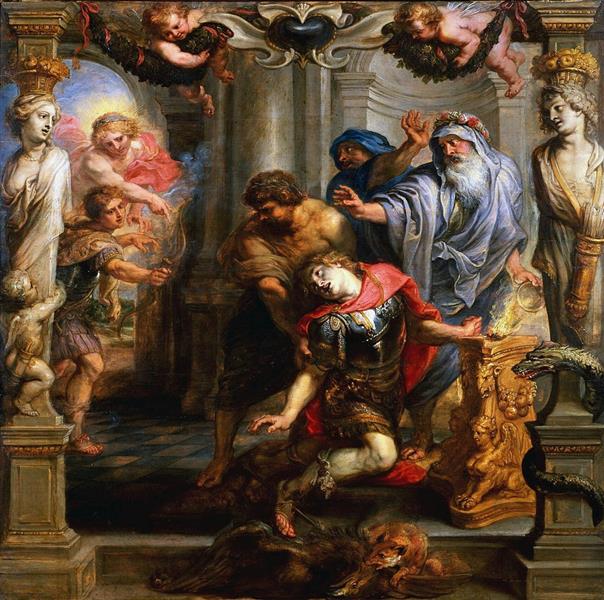 The Death of Achilles, c.1630 - Питер Пауль Рубенс