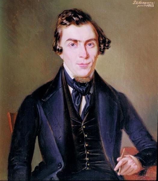 Zelfportret, 1843 - Pieter Alardus Haaxman