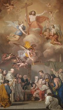 St. Jerome's Last Communion - Rafael Tegeo