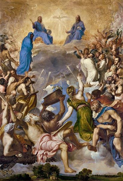 The Trinity in Glory, c.1552 - 1554 - Тициан