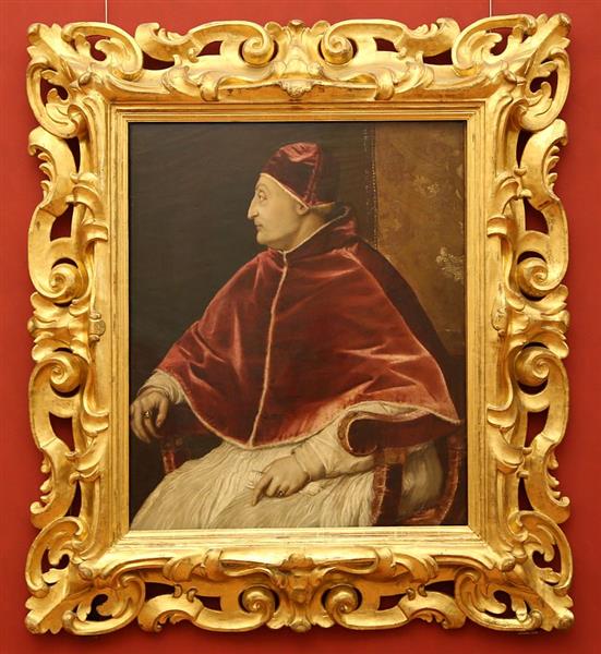 Portrait of Pope Sixtus IV - Ticiano Vecellio