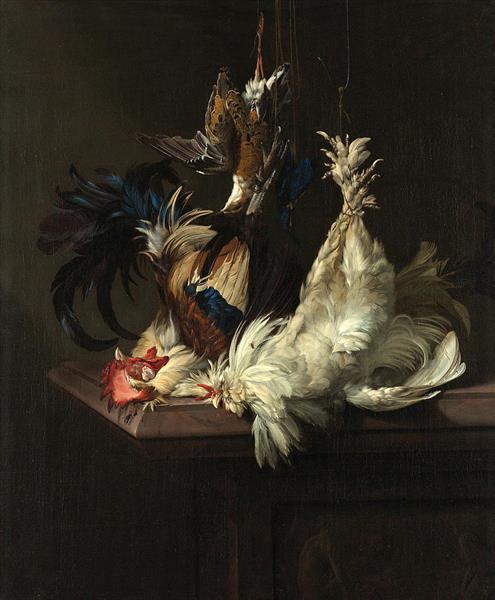 Still Life with Poultry - Willem van Aelst