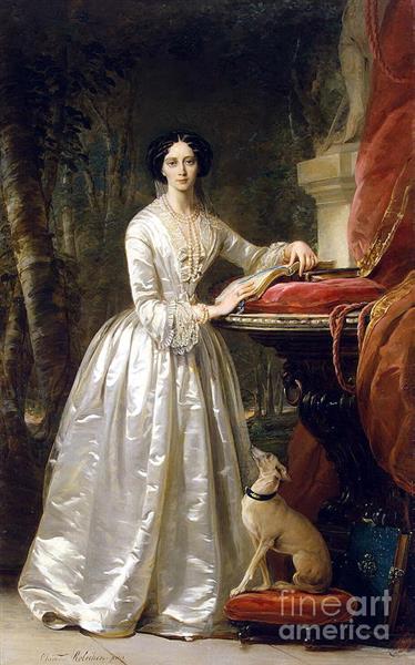 Portrait of Grand Duchess Maria Alexandrovna, c.1848 - Кристина Робертсон