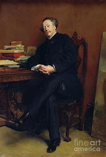 Alexandre Dumas, fils - Жан-Луи-Эрнест Месонье