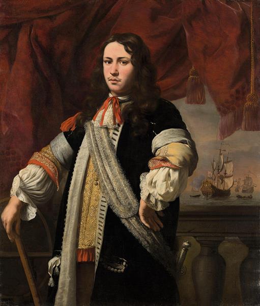 Portrait of Engel De Ruyter, 1669 - Фердинанд Боль