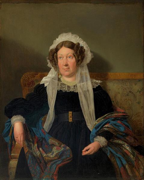 Josefine Schwartz Von Mohrenstern, Born Vicomtesse Goupy De - Ferdinand Georg Waldmüller