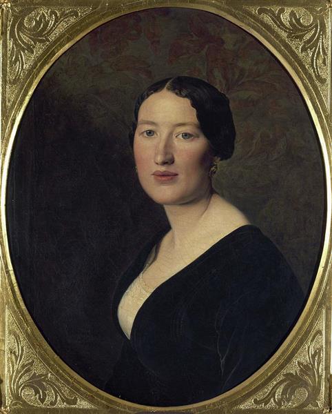 Portrait De Madame Josef Bayer - Ferdinand Georg Waldmüller
