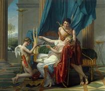 Sappho and Phaon - Jacques-Louis David