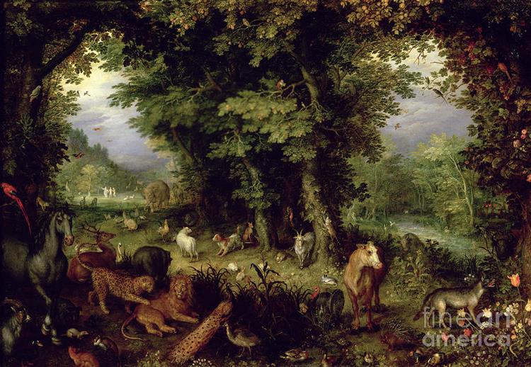 Earth Or the Earthly Paradise - Jan Brueghel, o Velho