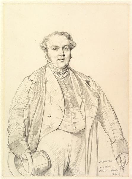 Armand Bertin, 1842 - Jean-Auguste-Dominique Ingres