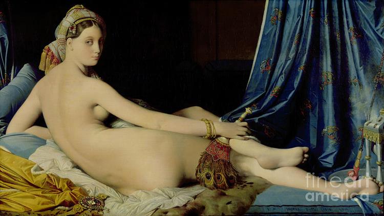 The Grande Odalisque, 1814 - Jean Auguste Dominique Ingres