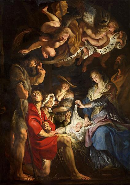 Adoration of the Shepherds, 1608 - Peter Paul Rubens